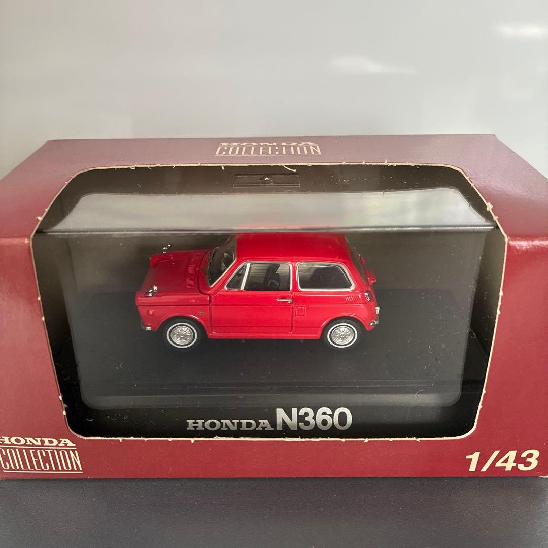 エブロ　EBBRO HONDA N360 ミニカー　赤 水色 白　3台セット
