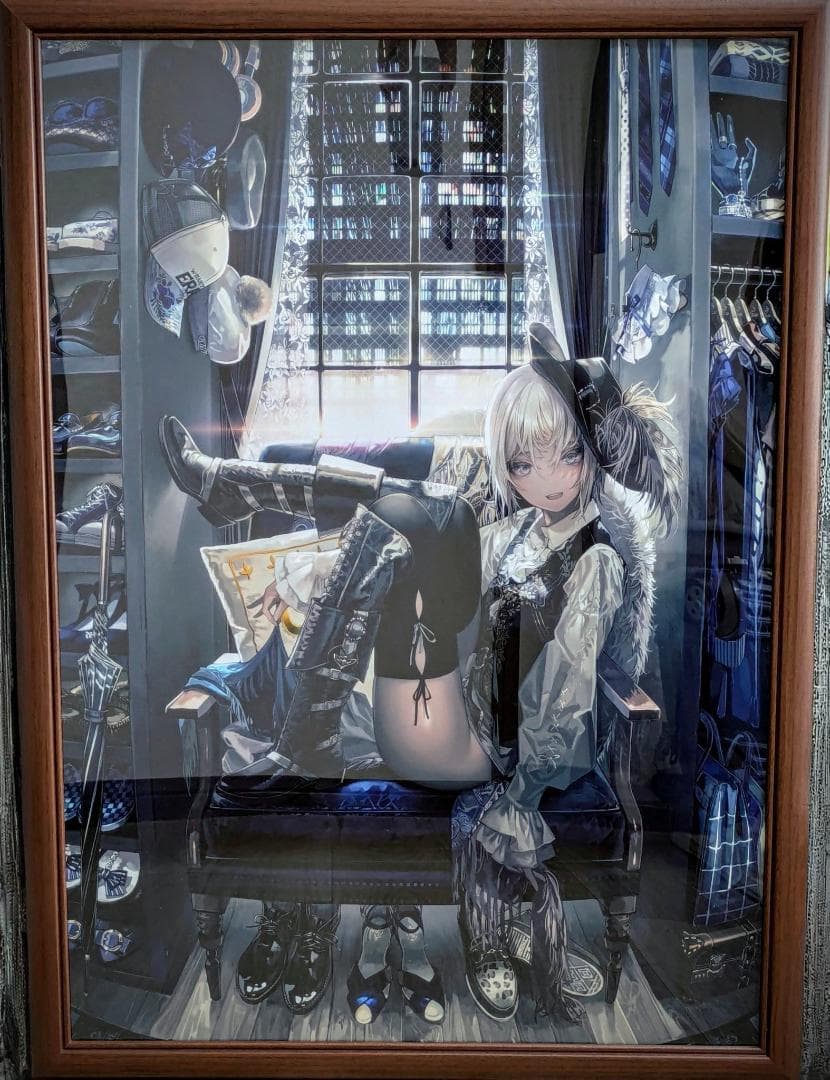 【鵜飼沙樹】複製原画 絵師100人展 09 時代を着る【銀海渡ニシェ】