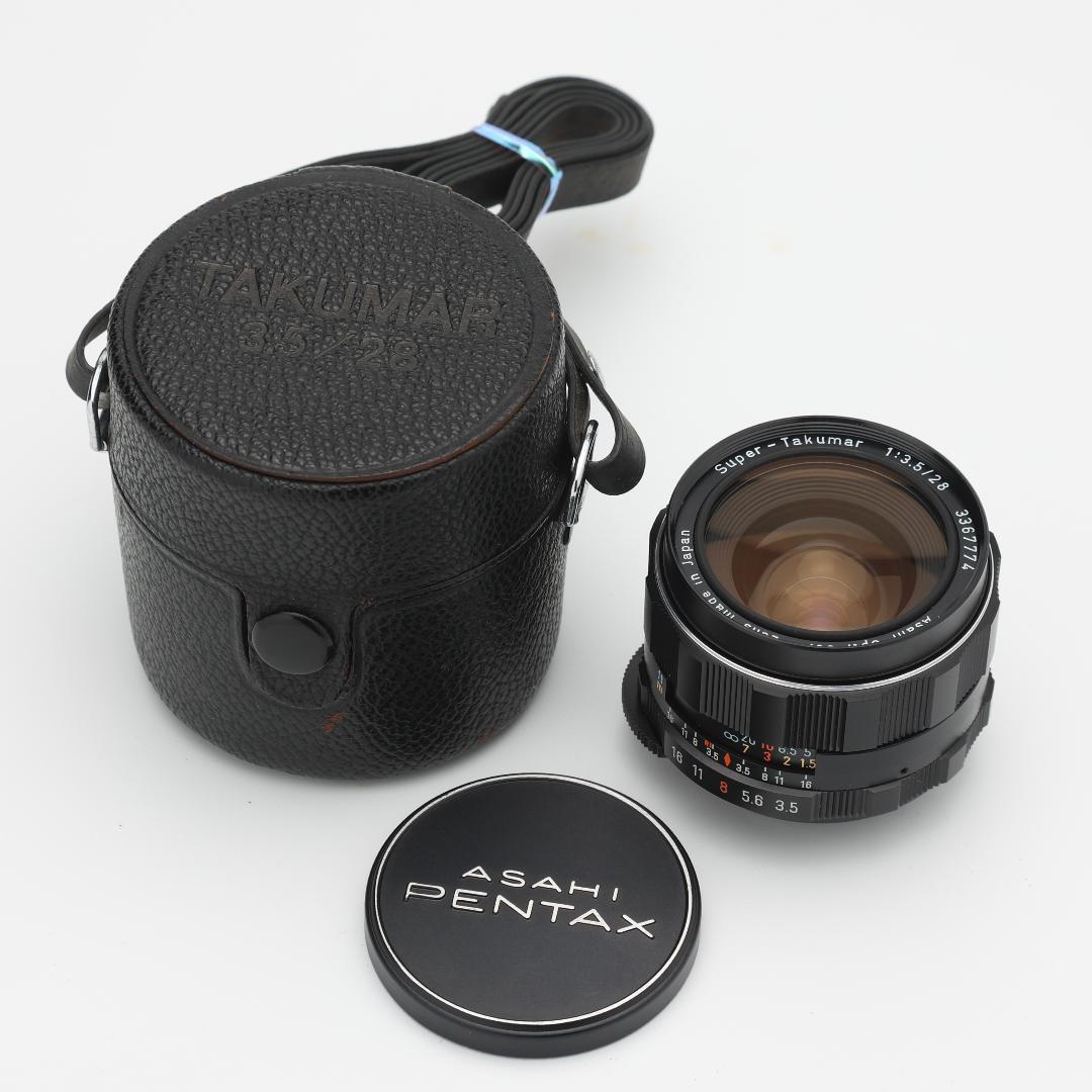 【美品】ペンタックス Super-Takumar 28mm F3.5 純正ケース