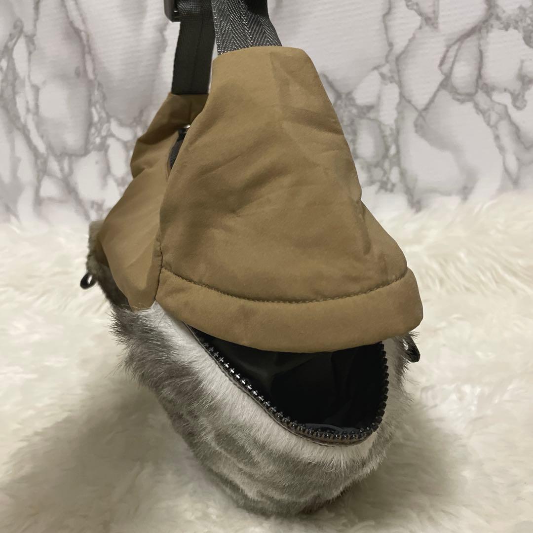 PRADA sport デザインバッグ　リアルファー　fur mix 00s