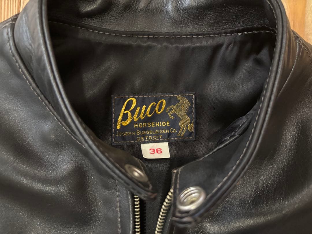 BUCO J-100 ブコ ホースハイド 馬革 茶芯 リアルマッコイズ 36