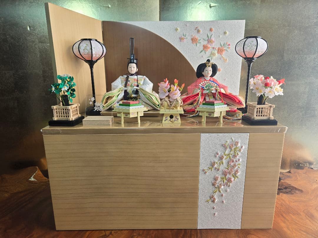 【一点限り】雛人形 収納飾り　SH39