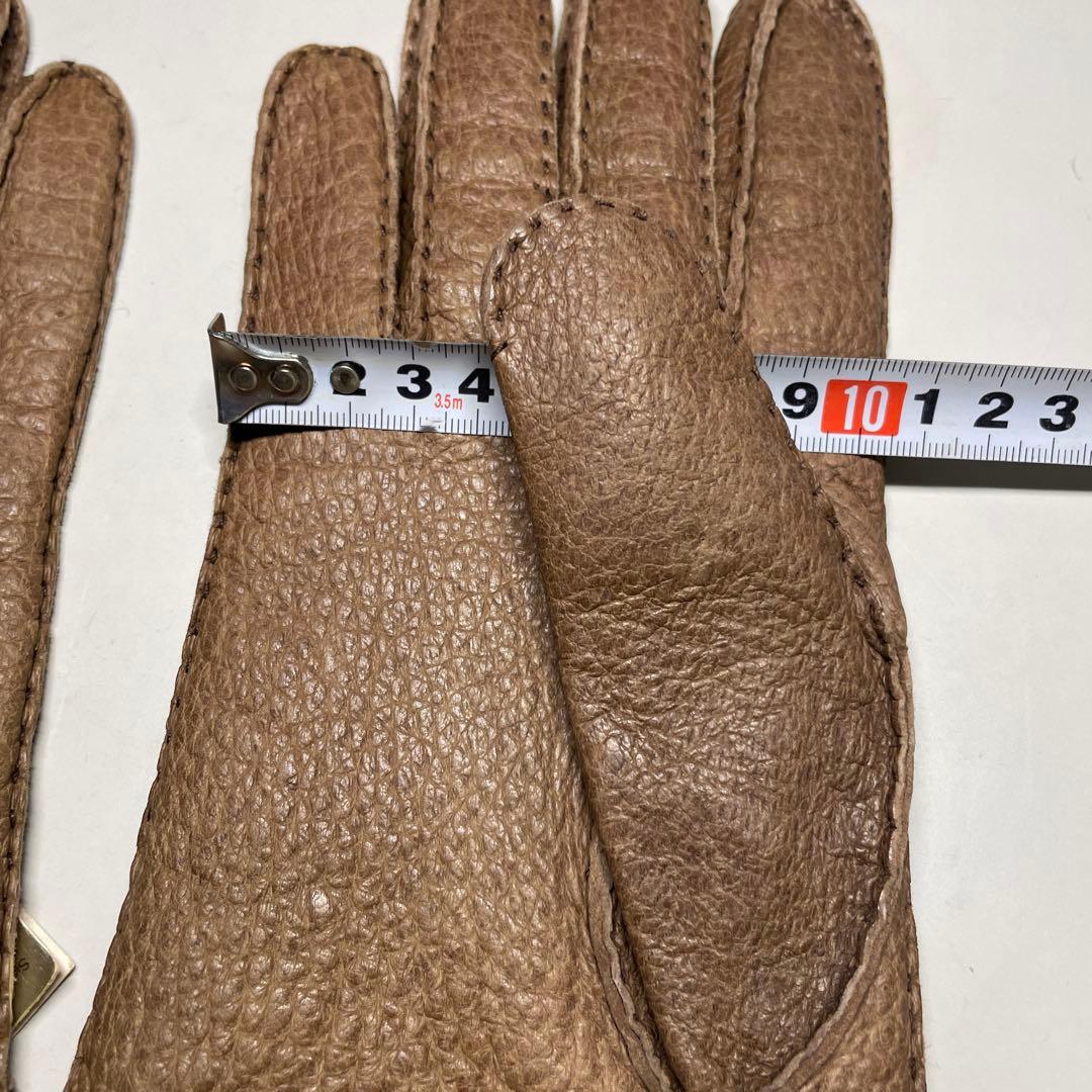 未使用 ペッカリー ドイツ製 サイズ8-1/2 ライトブラウン色 ライニング有り