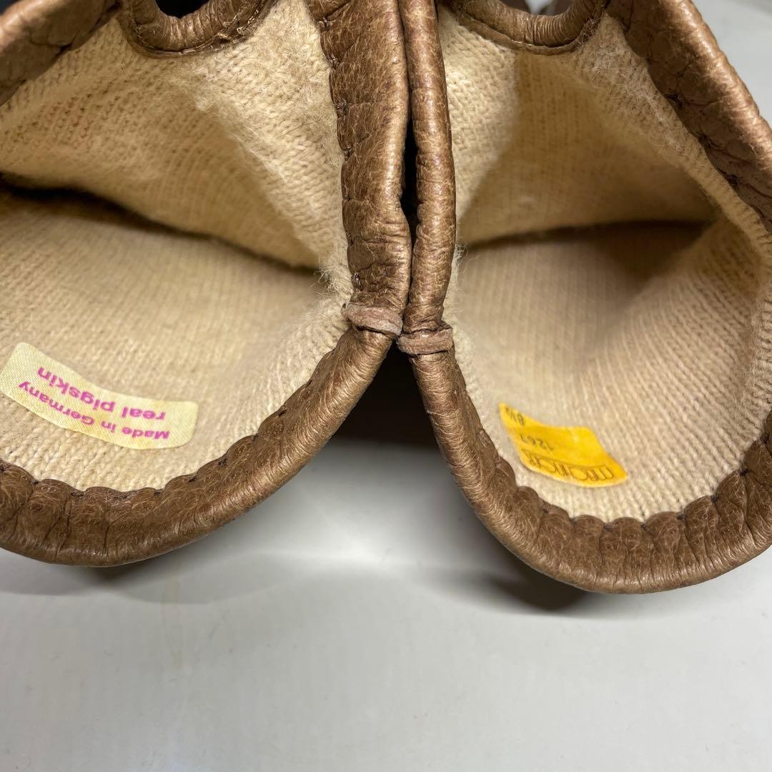 未使用 ペッカリー ドイツ製 サイズ8-1/2 ライトブラウン色 ライニング有り