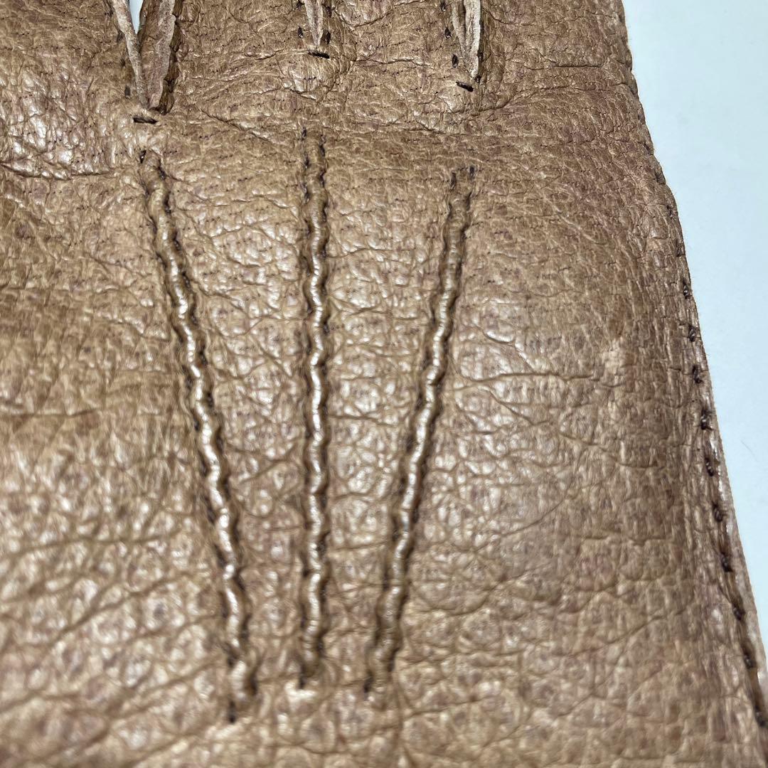 未使用 ペッカリー ドイツ製 サイズ8-1/2 ライトブラウン色 ライニング有り