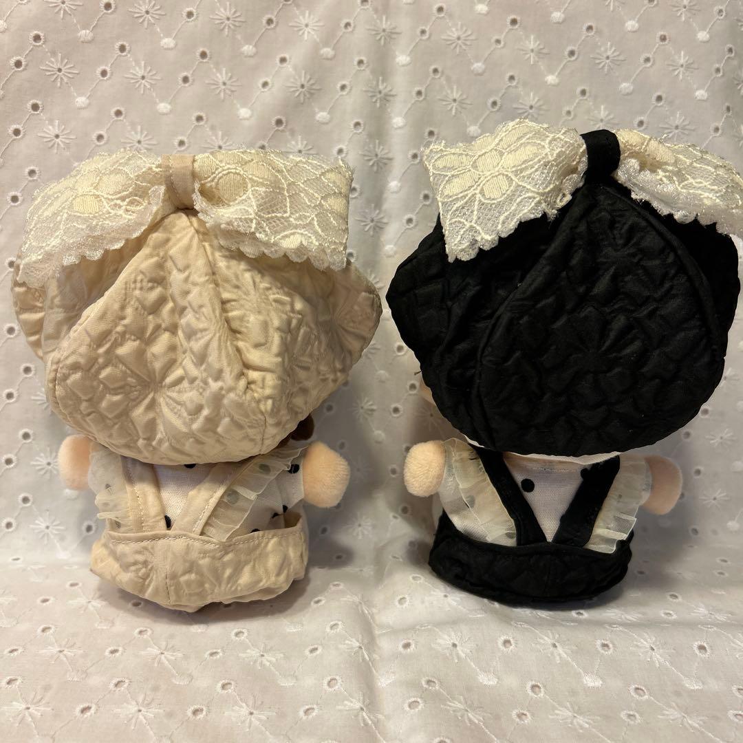 リボンベレー帽モノトーンコーデオーダーページ　ちびぬい　はぴぬい　ぬい服