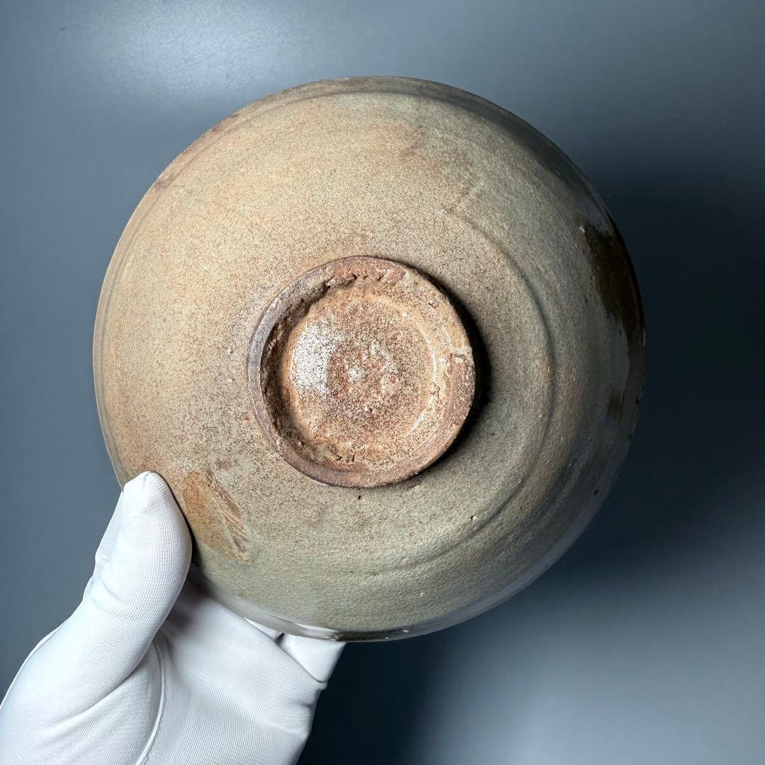 朝鮮古美術　高麗～李朝時代　青磁平茶碗　古美術　茶道具　時代保証　箱付　状態◎