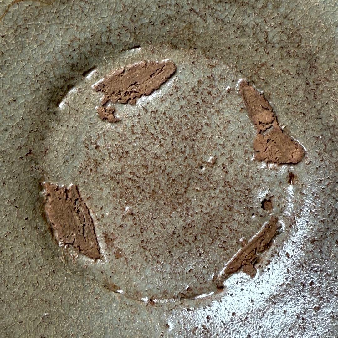 朝鮮古美術　高麗～李朝時代　青磁平茶碗　古美術　茶道具　時代保証　箱付　状態◎