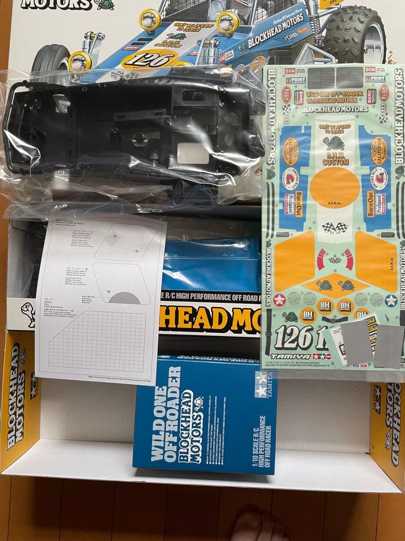 【値下げしました】タミヤ　ワイルドワンオフローダー　ブロックヘッドモータース