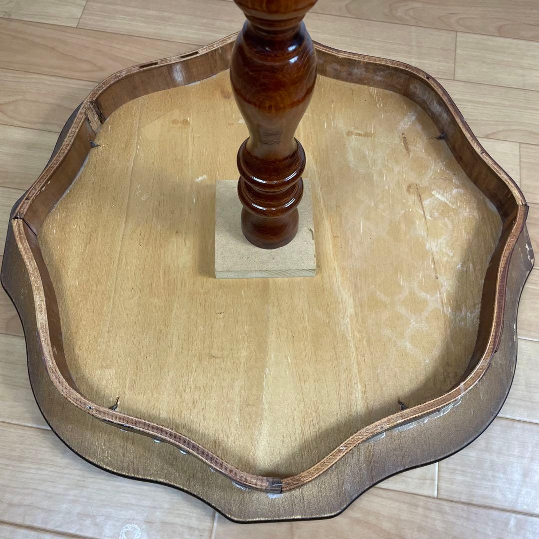 イタリア製 象嵌 猫脚 アンティーク コーヒーテーブル　サイドテーブル　no.2