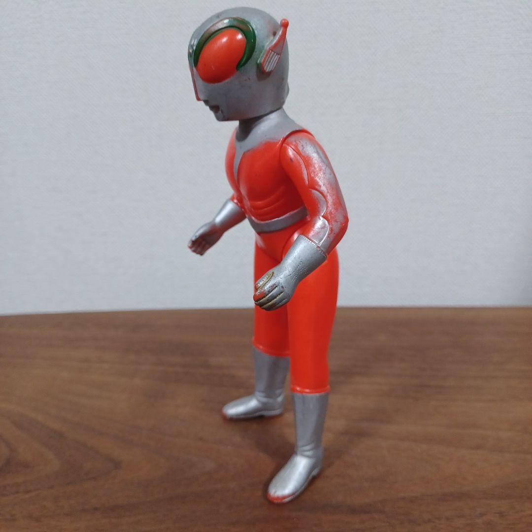 当時ものポピー製「ファイヤーマン」朱赤の超希少ソフビフィギュア