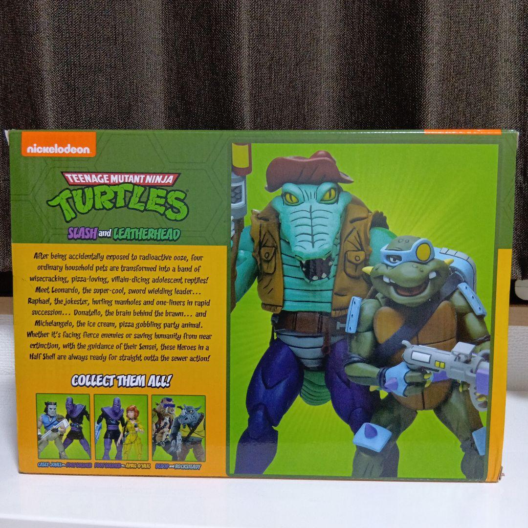 ネカ　ミュータント　タートルズ　スラッシュ　レザーヘッド　neca TMNT