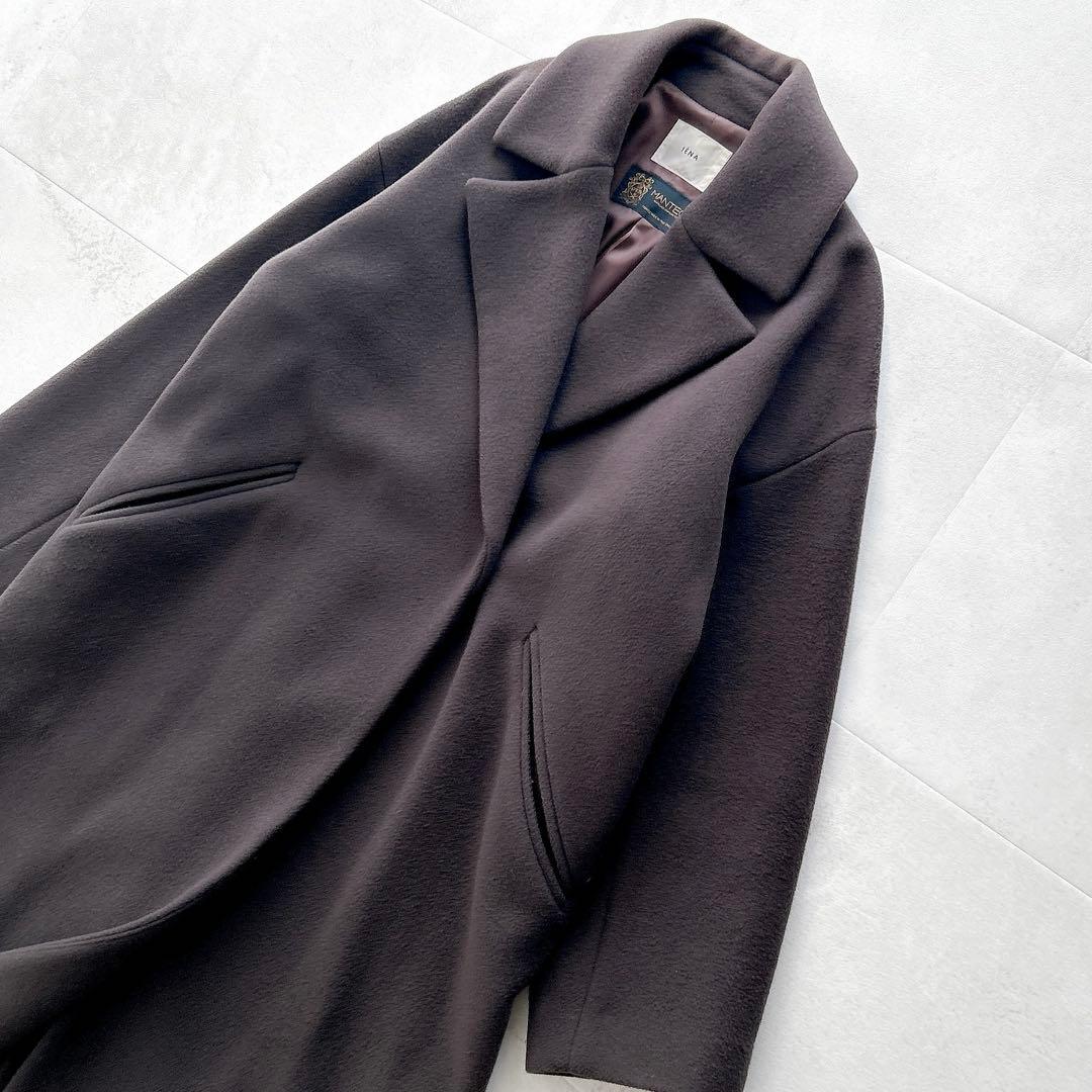 定番✨イエナ　マンテコ　オーバーチェスターコート　高級生地　人気カラー✨コクーン