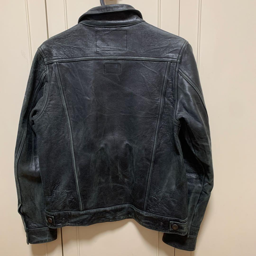 ゴートレザーWネームJHONS HOSU ROCK