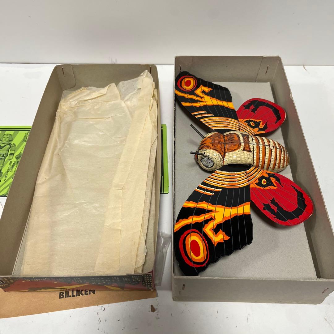 【希少】モスラ　ブリキおもちゃ　ビリケン商会　ゼンマイ　レトロ