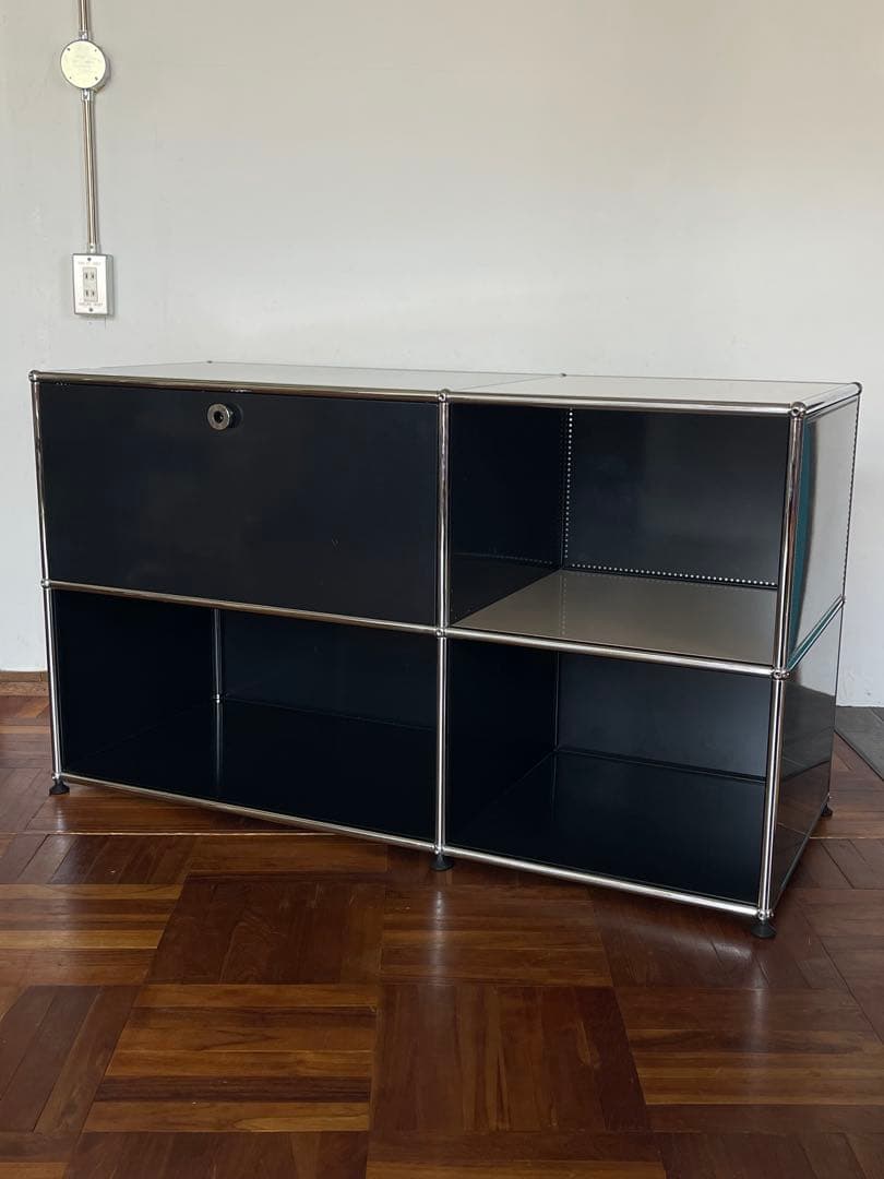 USM ハラー システム 2列 2段 ドロップダウンドア キャビネット