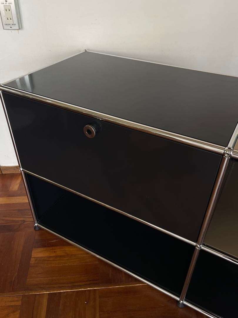 USM ハラー システム 2列 2段 ドロップダウンドア キャビネット