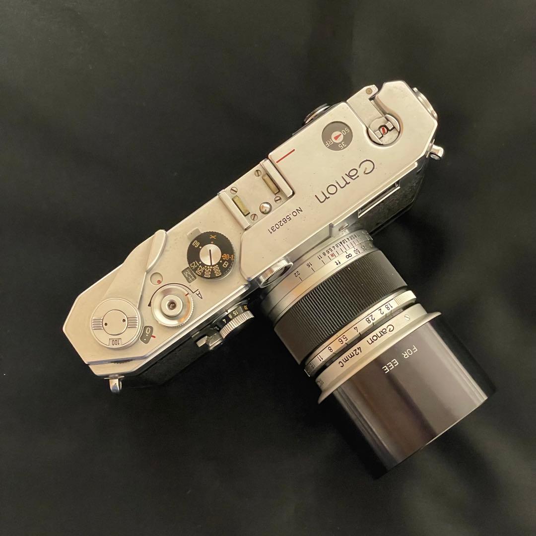 キャノン レンジファインダー VI型　 レンズ 50㎜ F1.8 +レンズフード