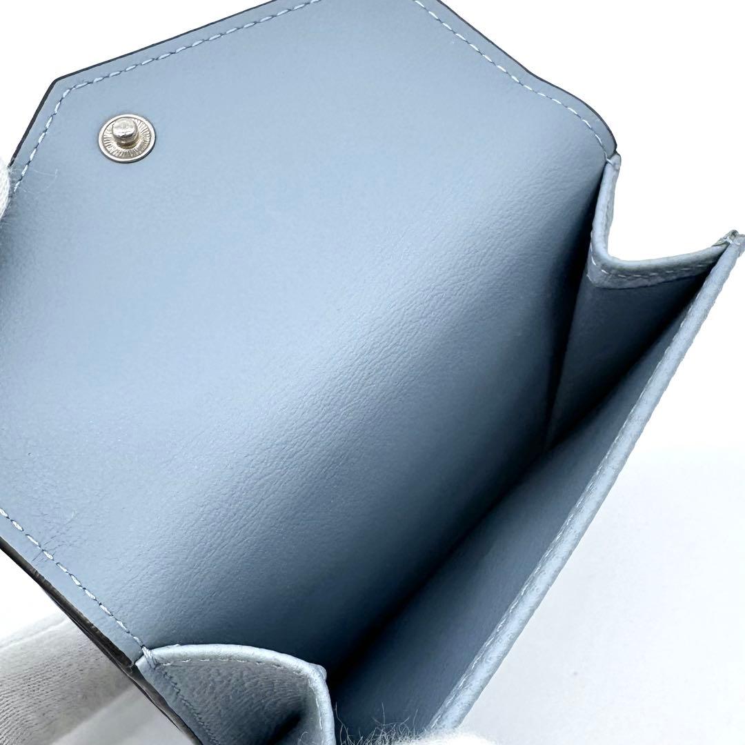 未使用✨BONAVENTURA コンパクト 三つ折り財布 ノブレッサ ブルーリン