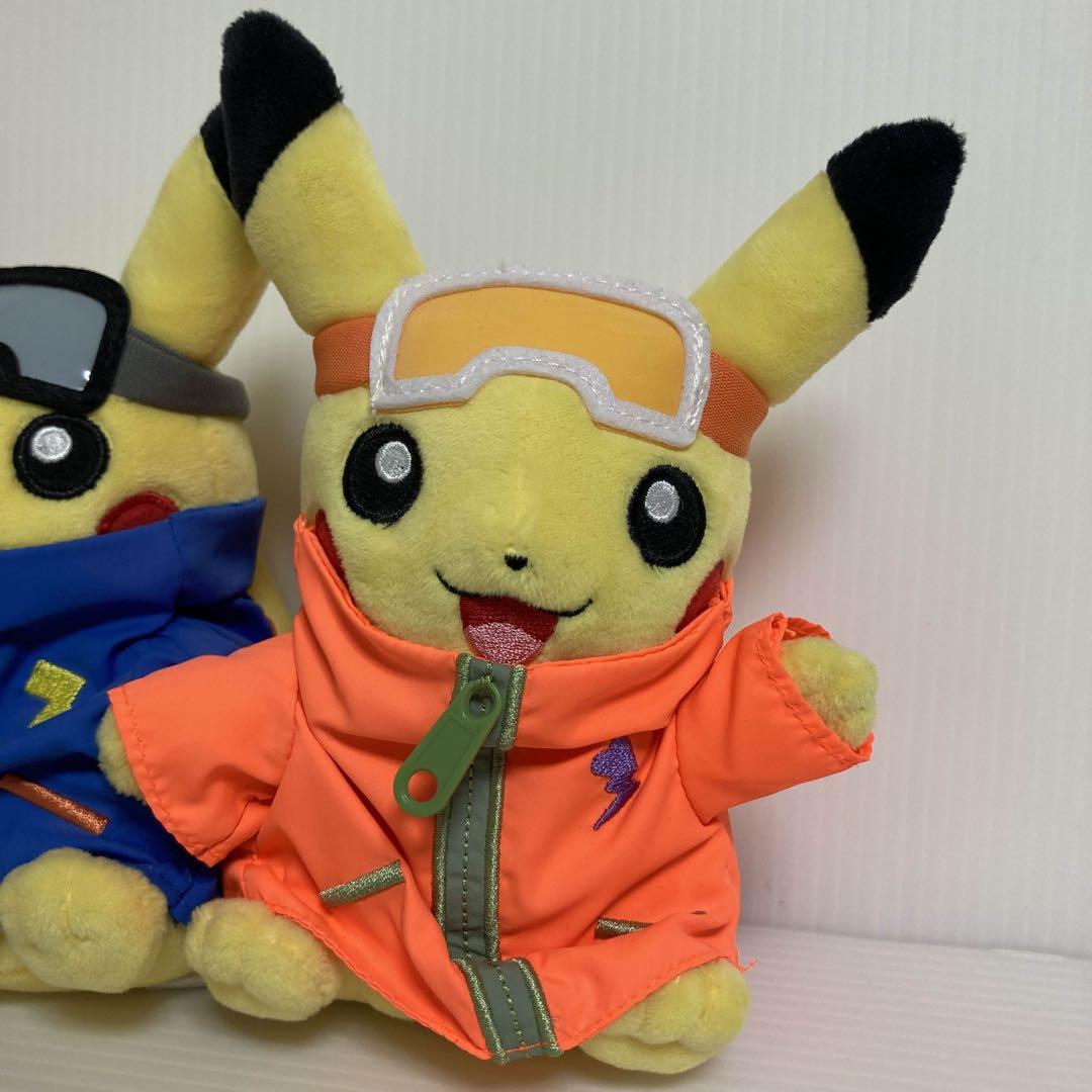 ピカチュウ マンスリーペア スノボー ぬいぐるみ 2016 12月 ポケモン