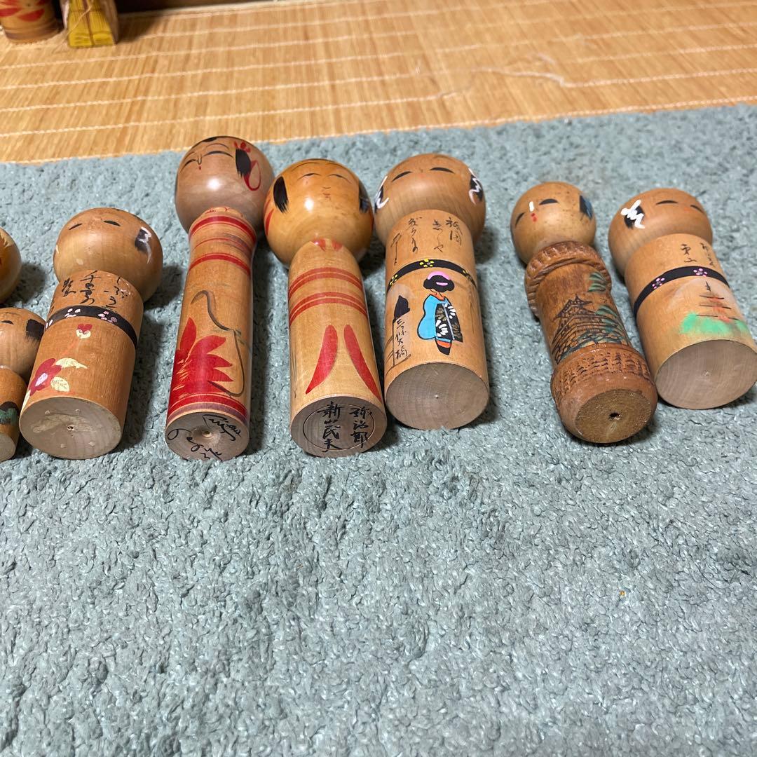 木製こけし人形 約32体 コレクション