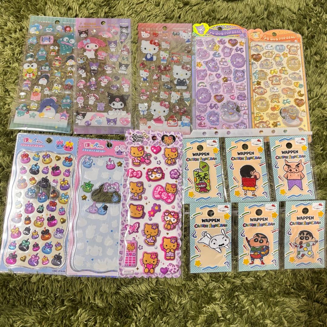 シール帳完成品、未開封シール、その他まとめ売り