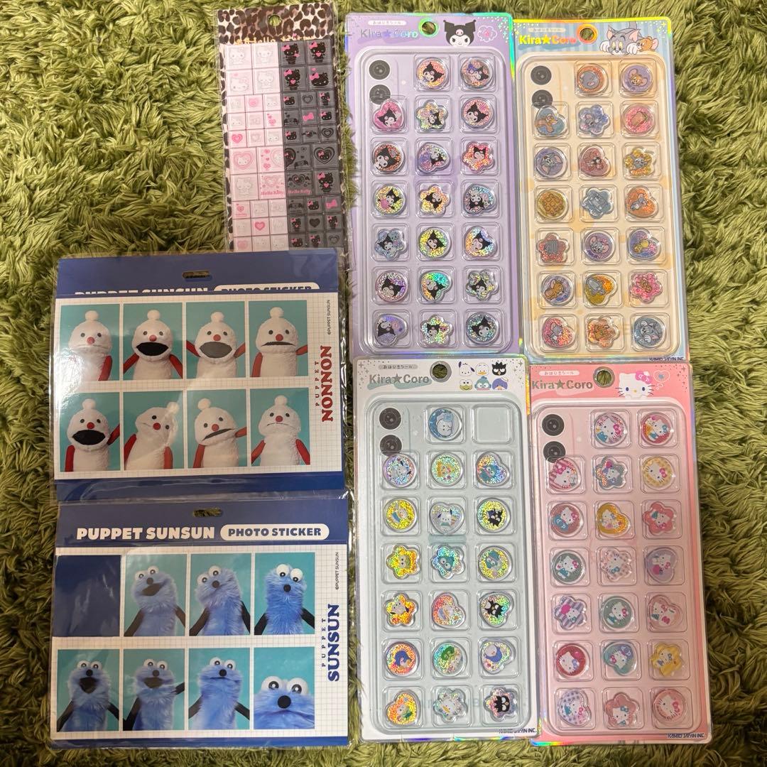 シール帳完成品、未開封シール、その他まとめ売り