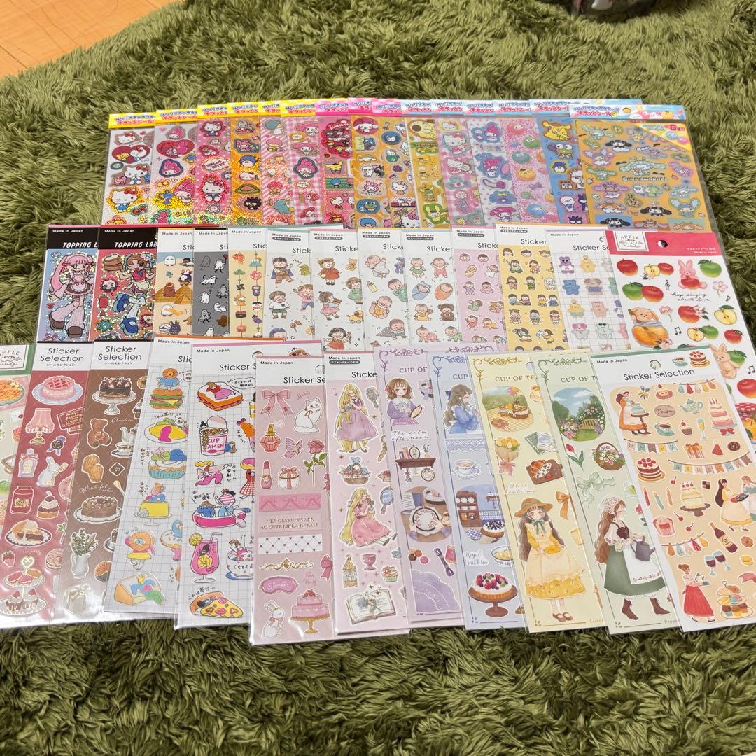 シール帳完成品、未開封シール、その他まとめ売り