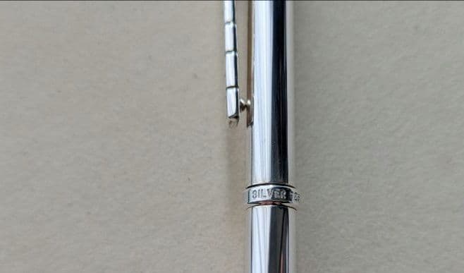 銀製ボールペン