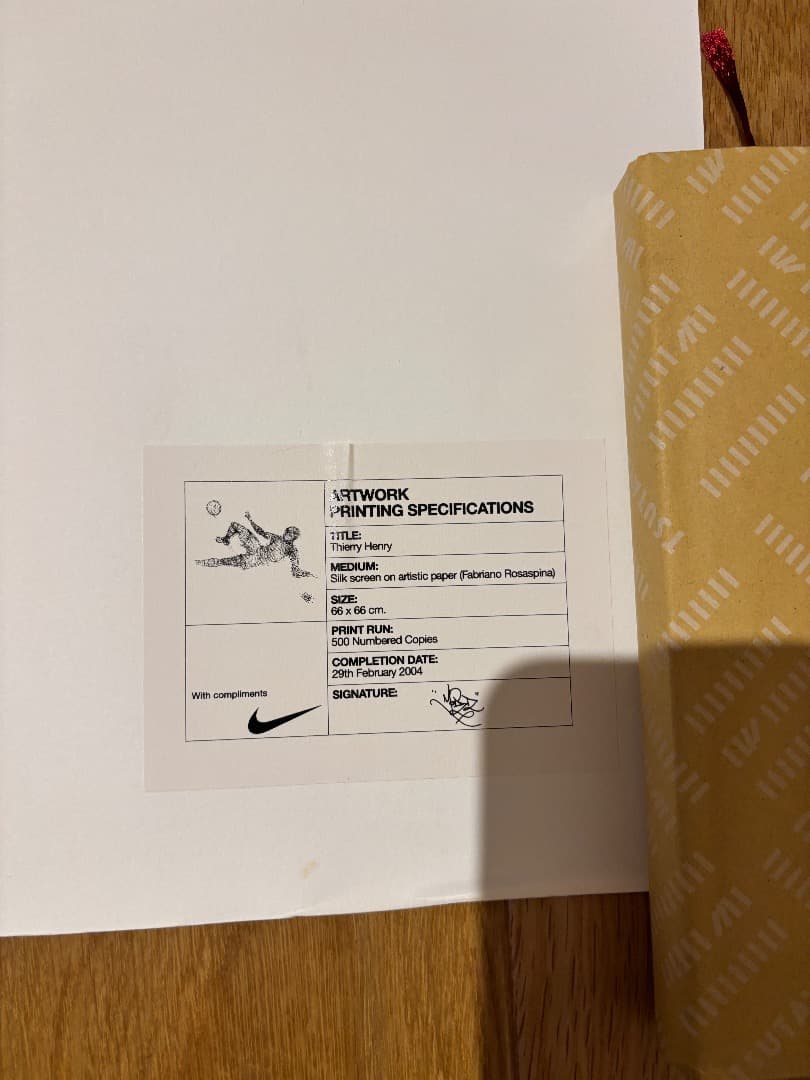 ナイキ プロモーション用 グラフィティー シルクスクリーンプリント作品