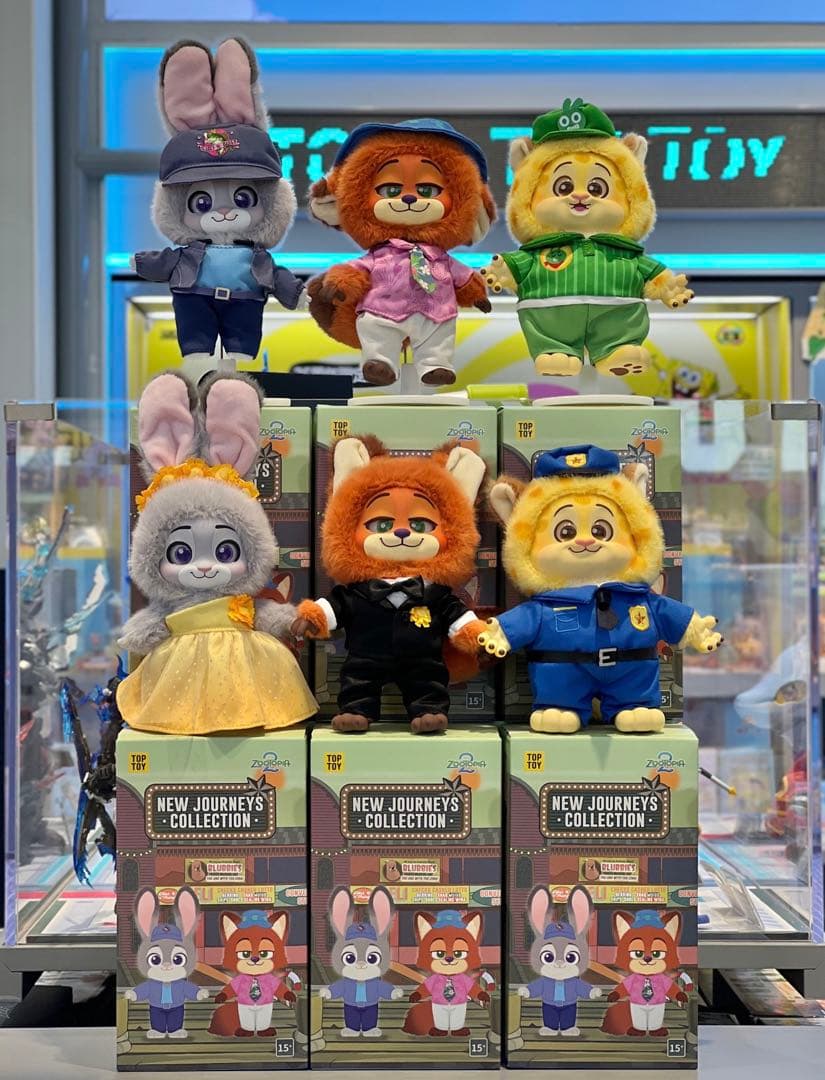 新品未開封　TOPTOY ディズニー ズートピア2 6個ボックス