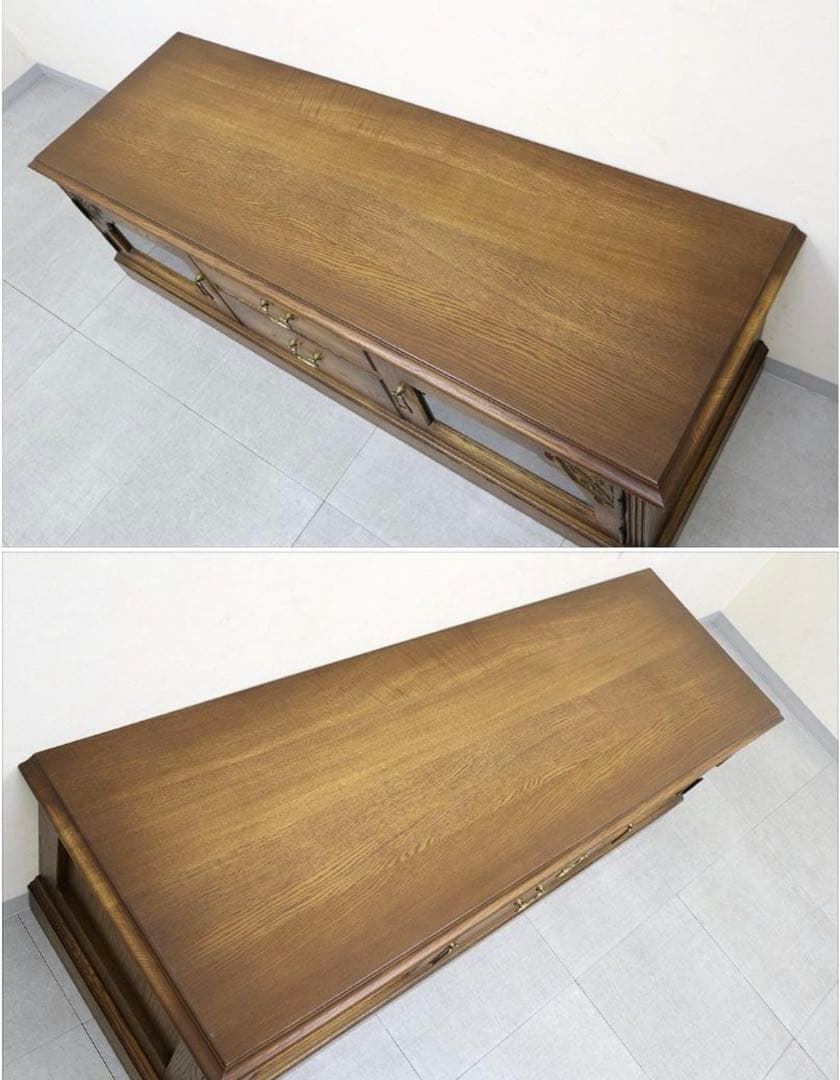 23万旭川家具 加藤木工 テレビボード 無垢材 TVボード