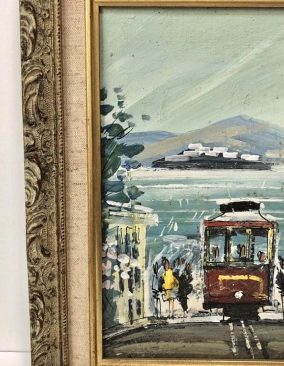 FINE ARTISTS『路面電車』絵画油絵shiva,inc. ファインアート