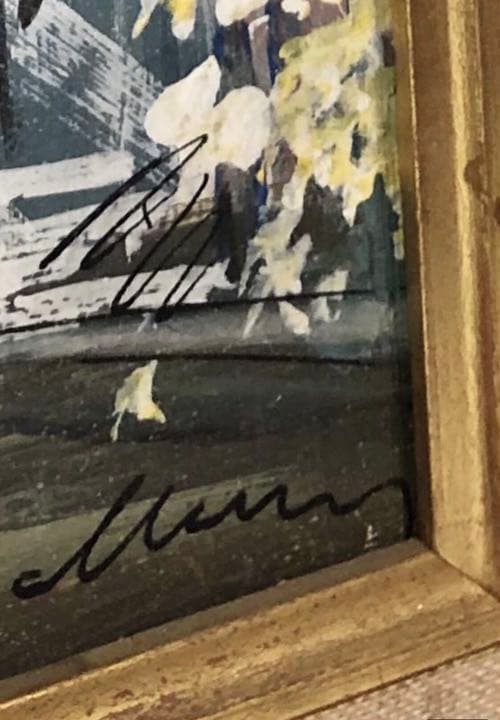 FINE ARTISTS『路面電車』絵画油絵shiva,inc. ファインアート