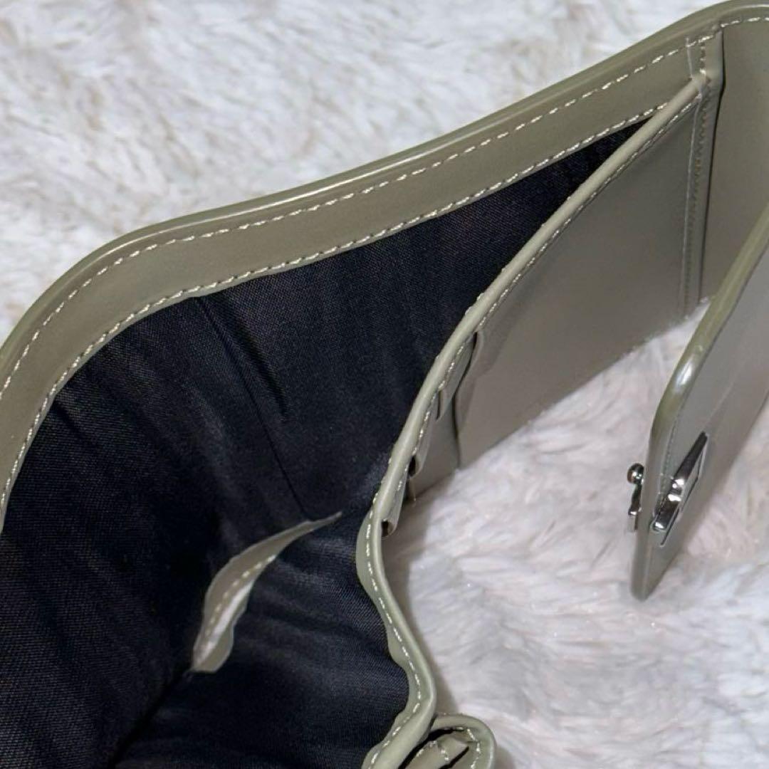 ⭐️新品未使用⭐️　IACUCCI　イアクッチ　RUGA　三つ折り財布　オリーブ