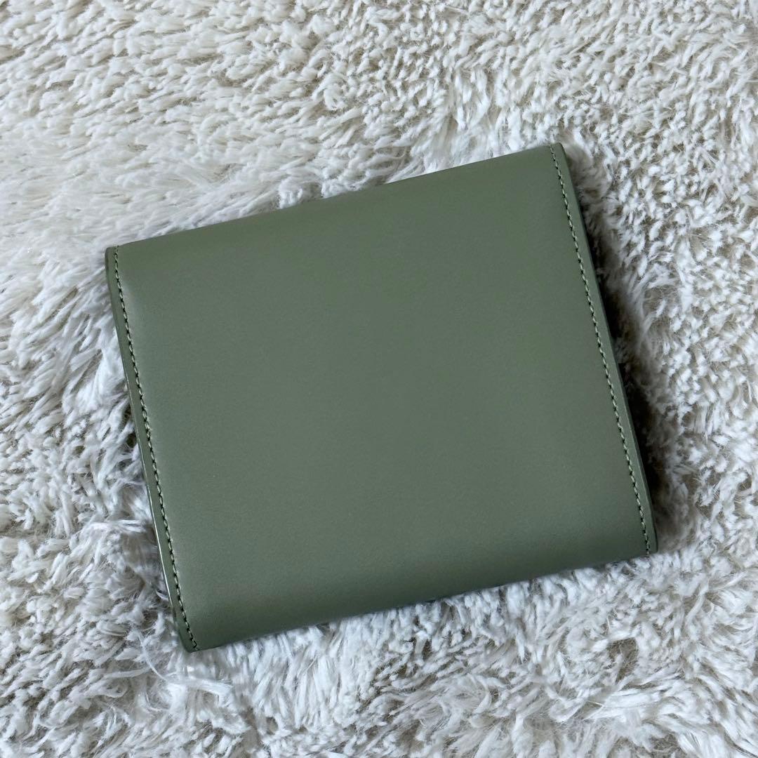 ⭐️新品未使用⭐️　IACUCCI　イアクッチ　RUGA　三つ折り財布　オリーブ