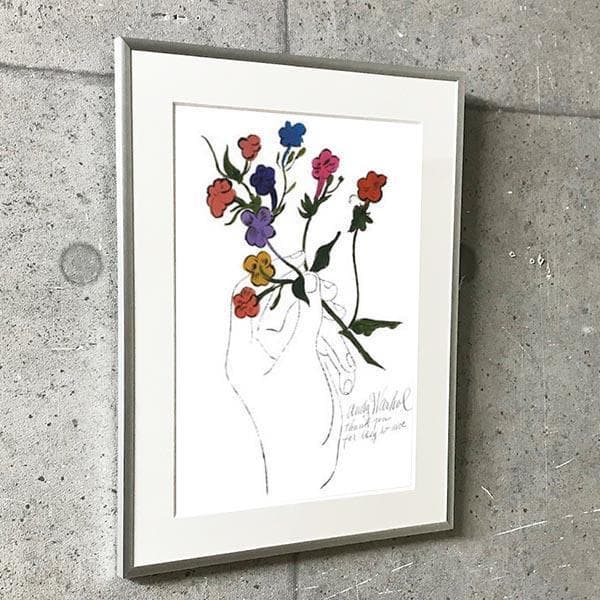 額装済マット作品/A Gold Book 1957(ウォーホル)