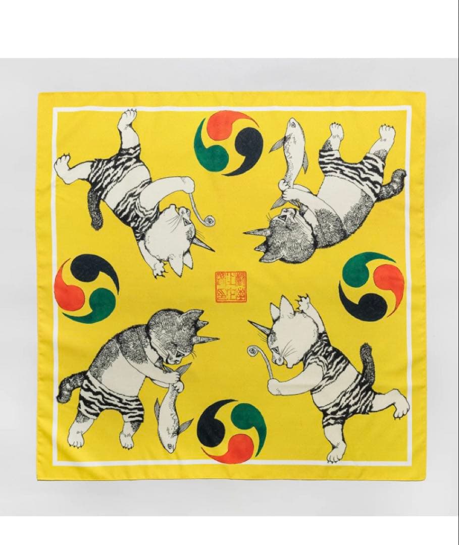 ボリス雑貨店　風呂敷　雷様　ヒグチユウコ