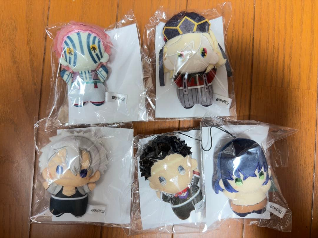 鬼滅の刃　無限城編　ぬいぐるみ・マスコット 5体セット