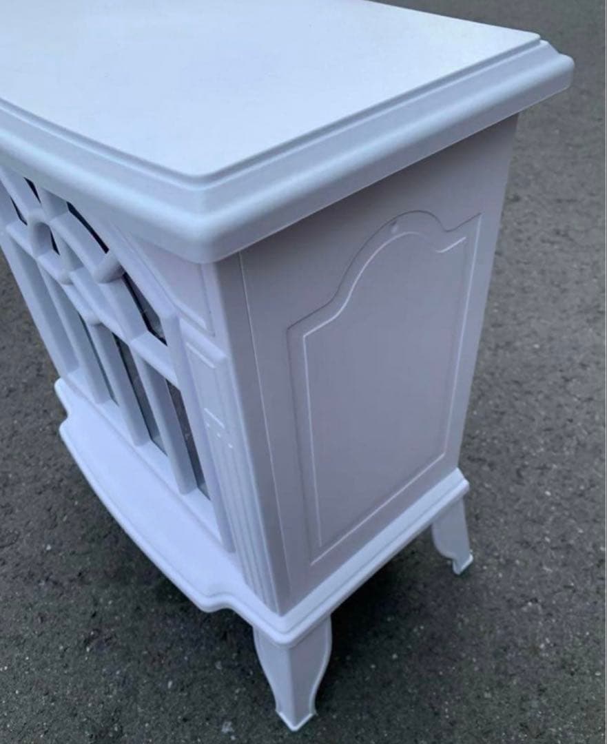 美品 暖炉型ファンヒーター・ベルソス社・FH-DF05（WH）