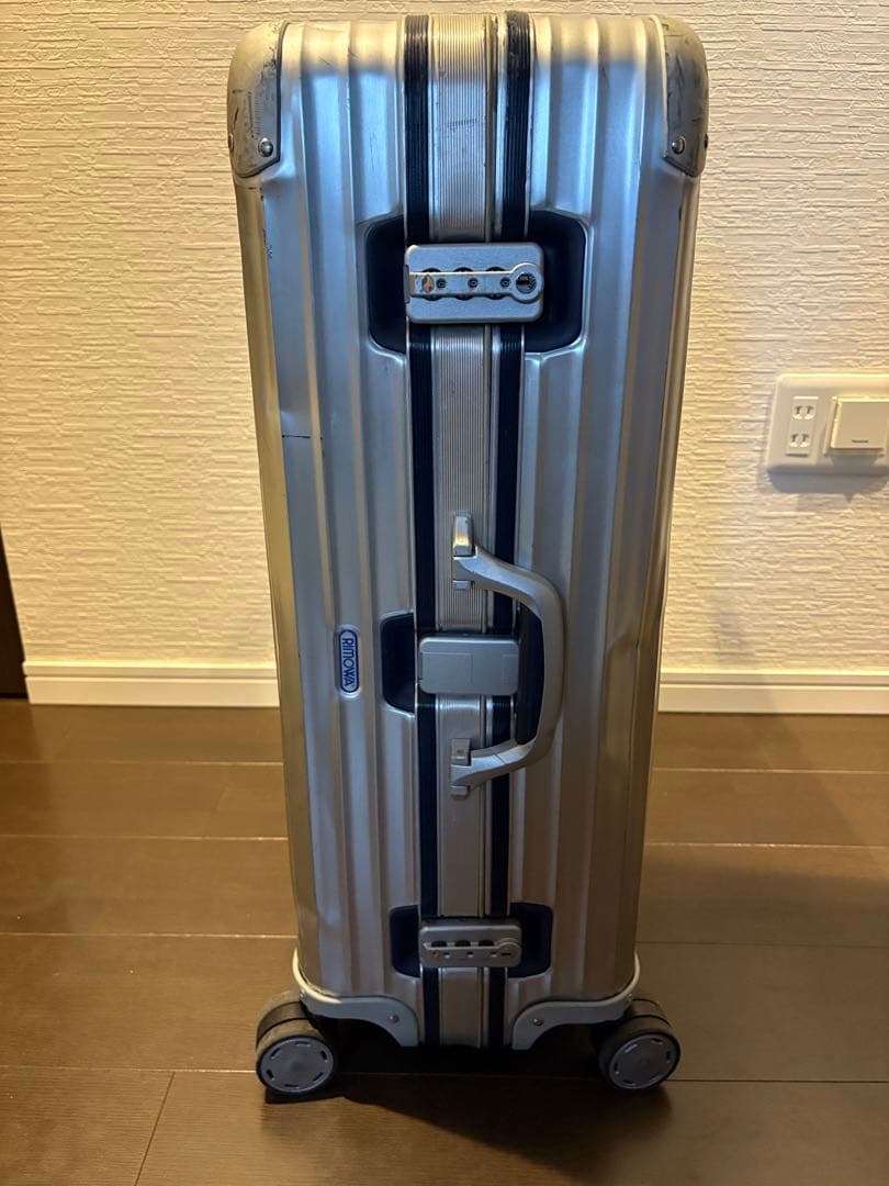 【稀少・廃番】 青ロゴ リモワ シルバー トパーズ 82L 4輪