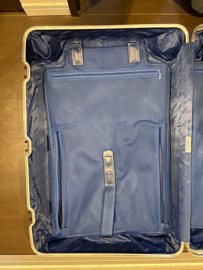 【稀少・廃番】 青ロゴ リモワ シルバー トパーズ 82L 4輪