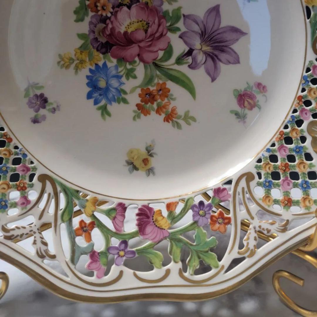 26㎝★1級品 シューマン ババリア オープンワーク メッシュ 金彩エッジ