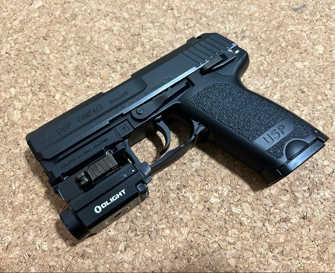 東京マルイ　USPコンパクト　ガスガン　オーライト　Olight