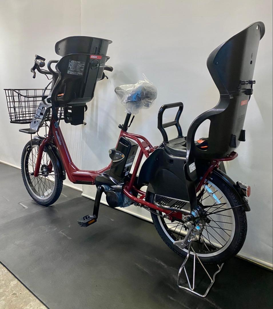 1年保証 送料無料　パナソニック　ギュット　20インチ　赤色　電動アシスト自転車