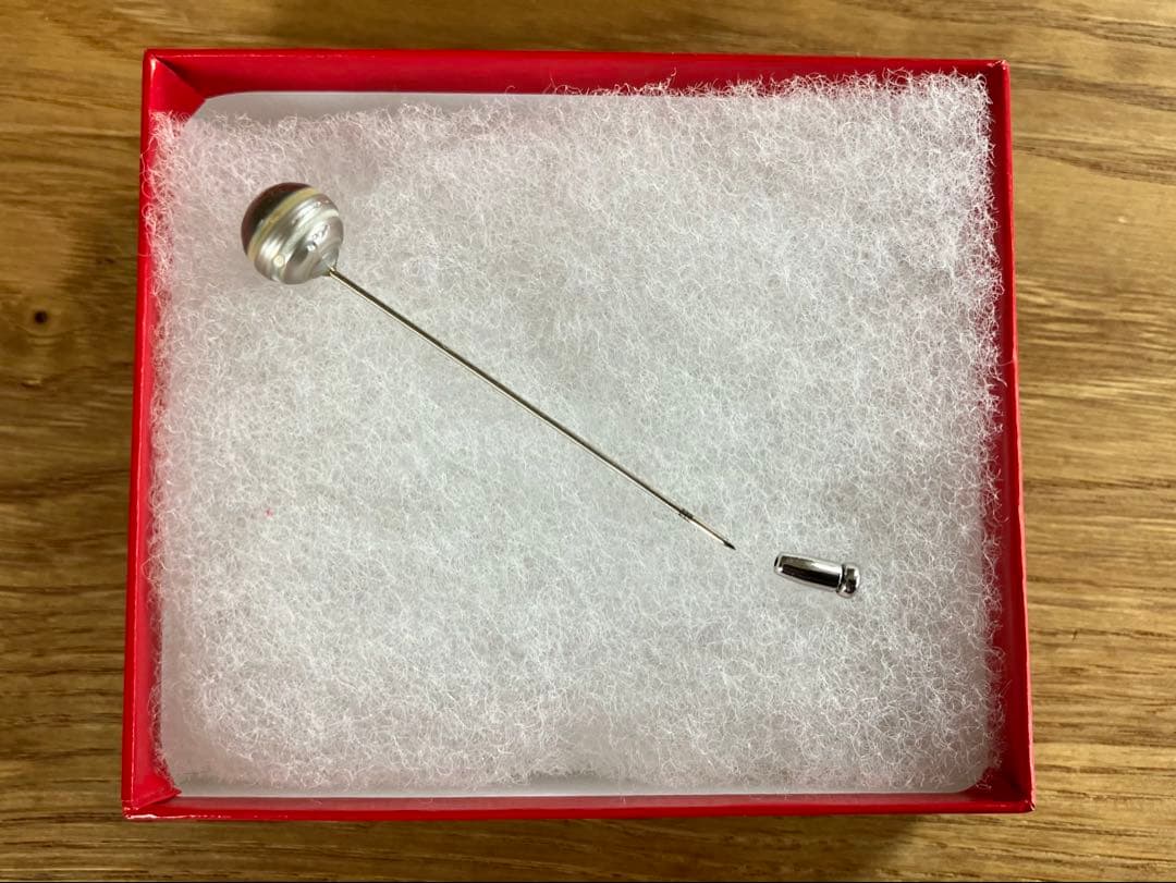 シンプルなピンブローチ　K14 WG