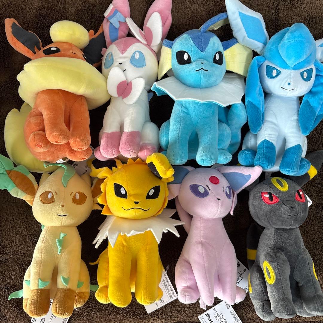 ポケモンぬいぐるみセット もふぐっとブイズ 約20cm