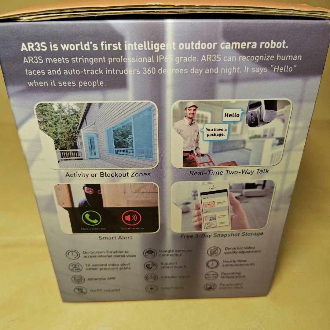 AMARYLLO ATOM AR3s 屋外用自動追跡防犯カメラ