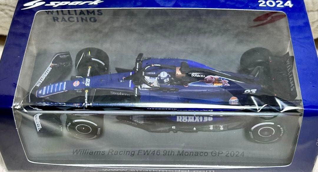 スパーク 1/43 ウィリアムズ FW46アルボン2024モナコ9位