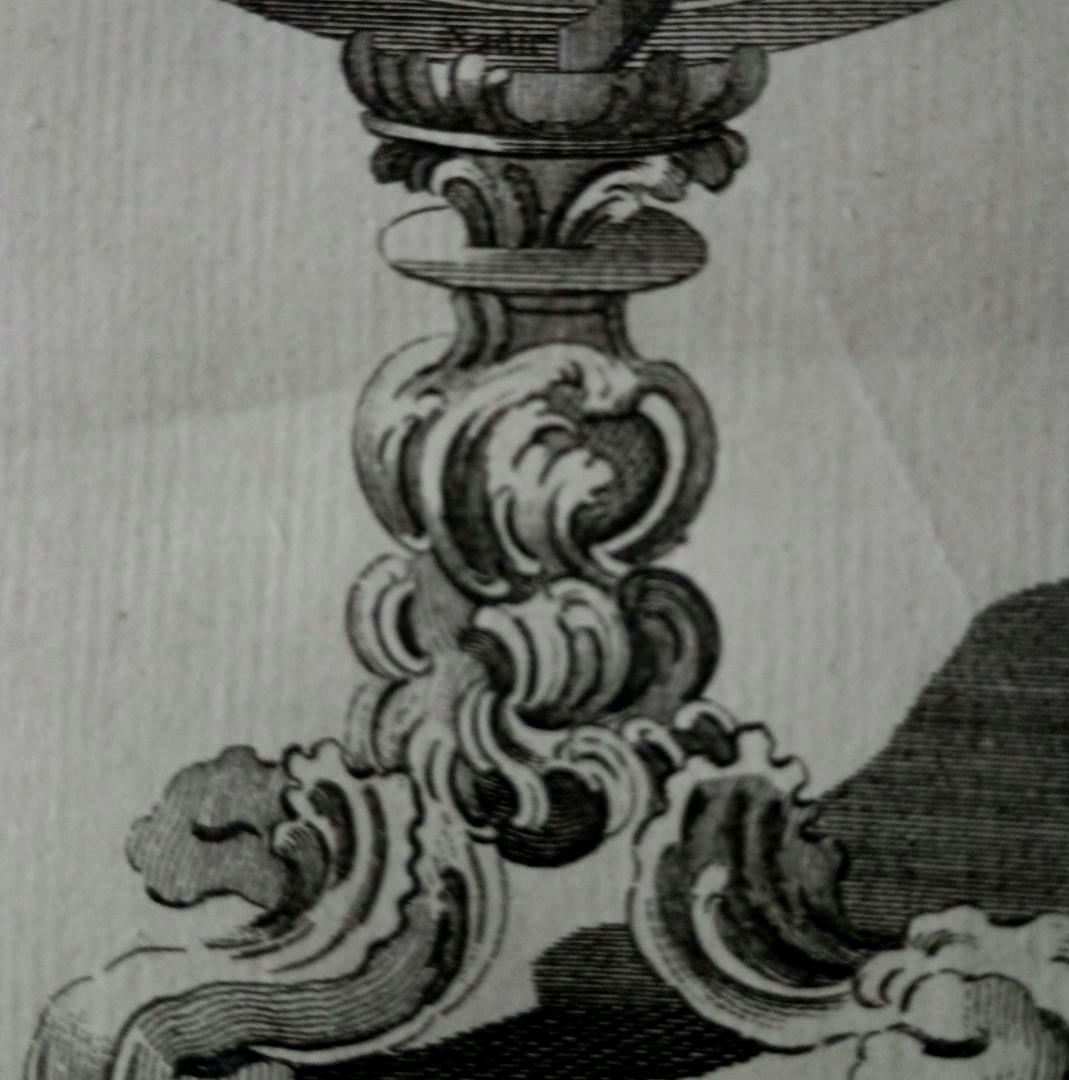 額装品　1750年　T.KITCHIN　「アーミナリ天球儀」渾天儀